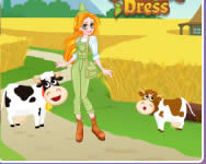 Caitlyn dress up farm Takarts HTML5 jtk