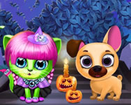 Scary makeover halloween pet salon Takarts HTML5 jtk