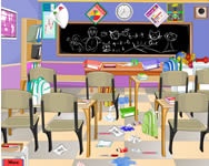 Takarts - Messy class room cleaning
